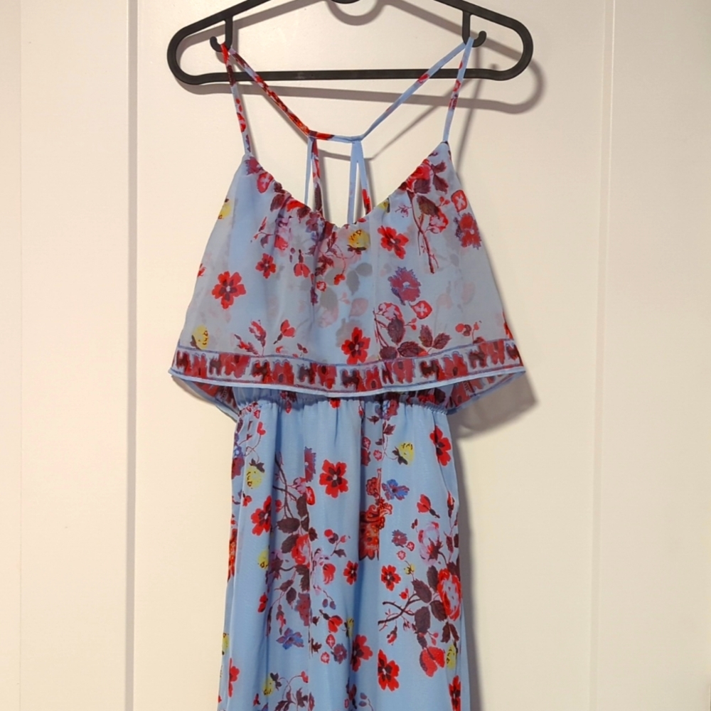 Princess Vera Wang Blue Maxi Dress XS